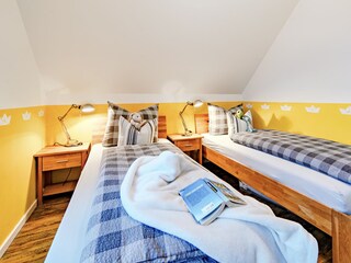Einzel oder Doppelbett beides ist möglich, Ferienhaus Lieblingsplatz by Seeblick Ferien ORO