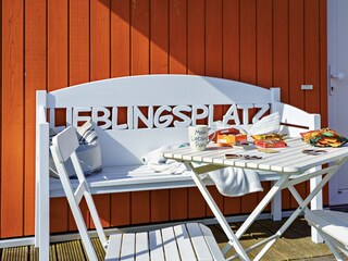 der Lieblingsplatz auf Terrasse Nummer 1