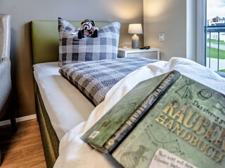 die Betten können auch auseinandergeschoben werden