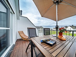 der zweite Balkon mit 14m²