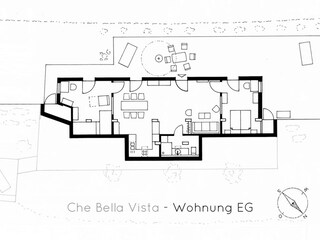 Appartamento per vacanze Diano San Pietro Pianta del piano 32