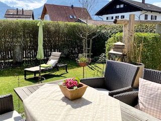 Garten mit Liegebereich
