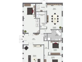 Maison de vacances Kopendorf Plan d'étage 51
