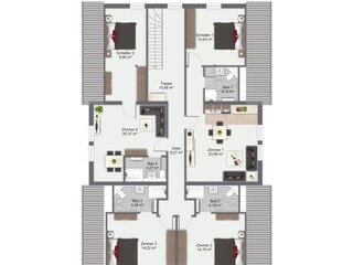 Ferienhaus Kopendorf Grundriss 45