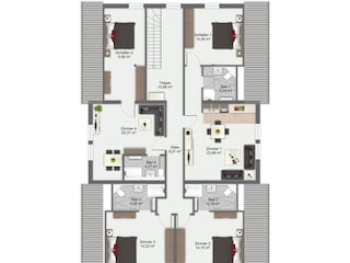 Casa de vacaciones Kopendorf Plano de planta 43