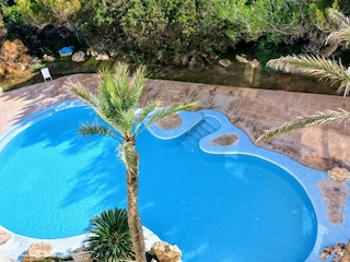 View of the pool landscape