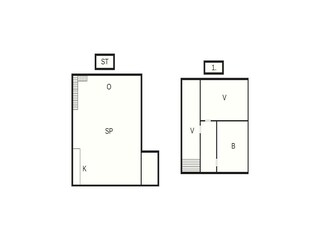 Casa de vacaciones Havneby Plano de planta 32