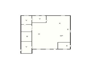 Casa de vacaciones Blokhus Plano de planta 36