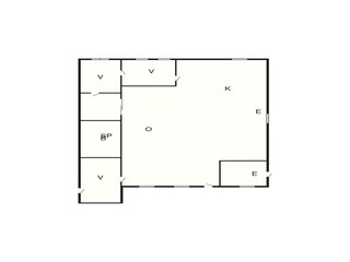 Holiday house Blokhus Floor Plan 2
