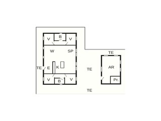 Vakantiehuis Løkken Grondplan 61
