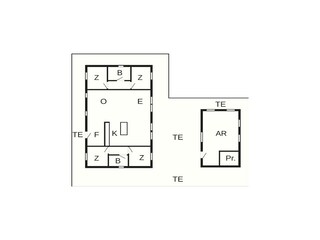 Vakantiehuis Løkken Grondplan 62