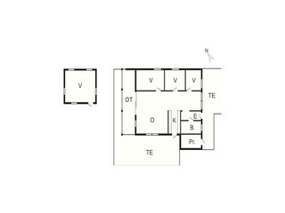 Vakantiehuis Uslev Grondplan 41