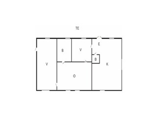 Vakantiehuis Dagsås Grondplan 26