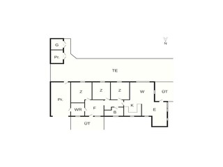 Vakantiehuis Thorup Strand Grondplan 52