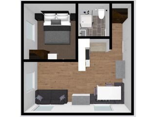 Wohnung 4 3D