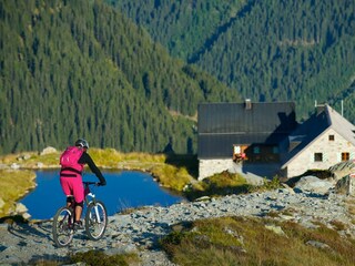 Hüttenwanderung mit dem Bike