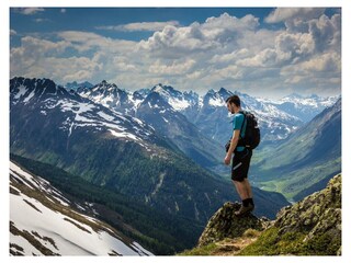 Wanderung in den Bergen