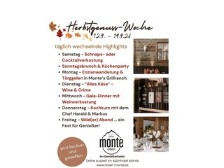 Herbstgenuss 2026 - Programm