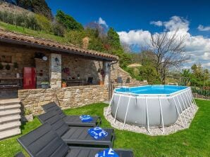 Rustic villa Pietro with pool in Motovun - Motovun - image1