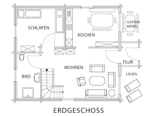 EG mit 2 Terrassen