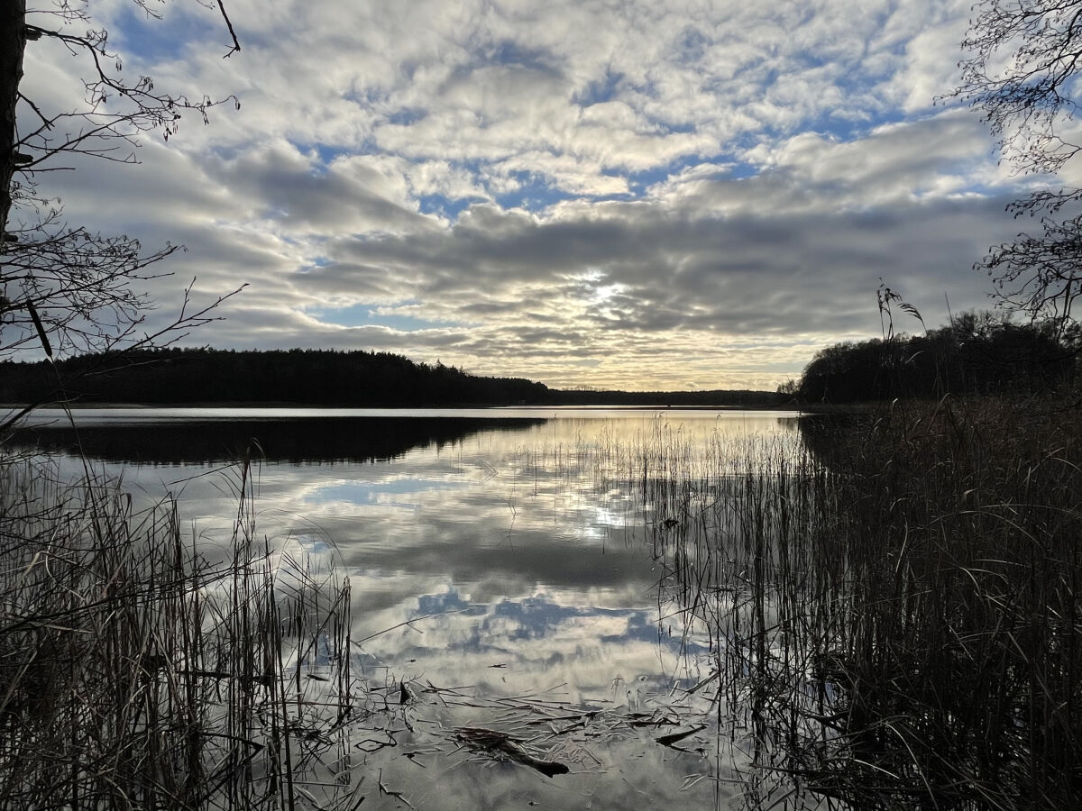 Ein beruhigender Blick auf den Settiner See