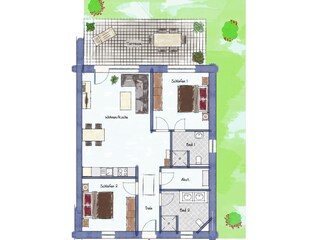 Casa per le vacanze Greetsiel Pianta del piano 18