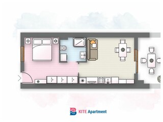 Appartamento per vacanze Brenzone sul Garda Pianta del piano 22