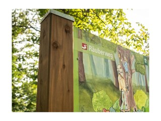 Räuberweg am Camping im Eichenwald