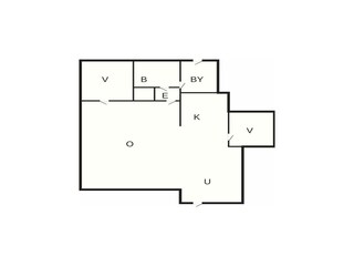 Vakantiehuis Enø Grondplan 45