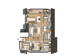 Apartamento Neustadt an der Weinstraße Características 42