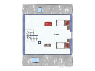 Vakantieappartement Greetsiel Grondplan 19