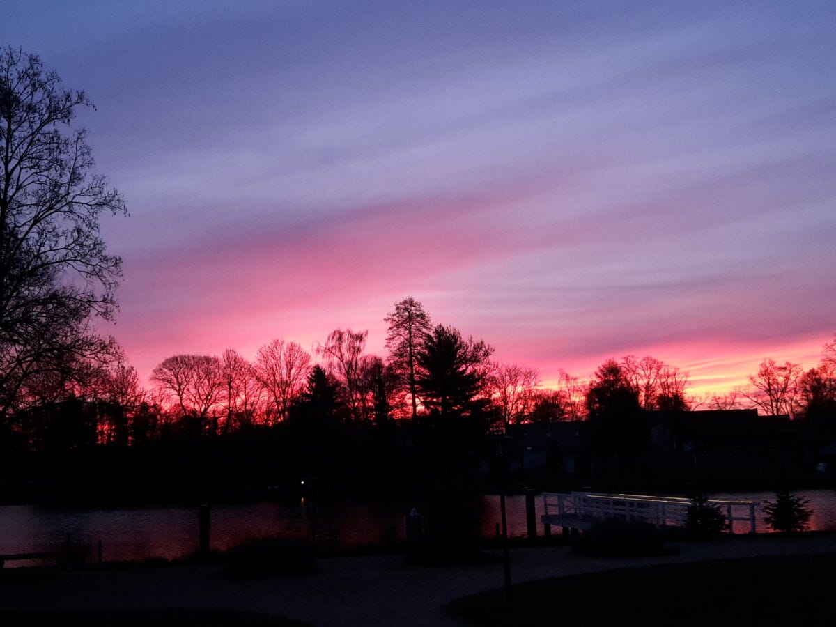 Sonnenaufgang in Woltersdorf