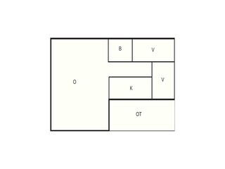 Vakantiehuis Grenaa Grondplan 45