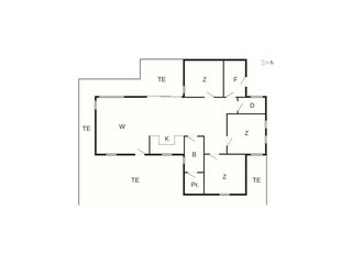 Maison de vacances Løkken Plan d'étage 21