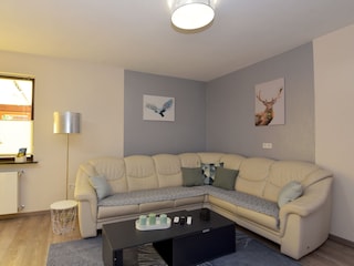 gemütliche Couch im Wohnzimmer