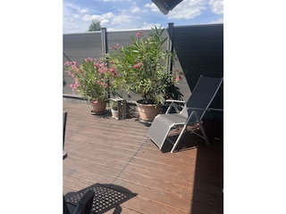 Sonne genießen auf der Terrasse
