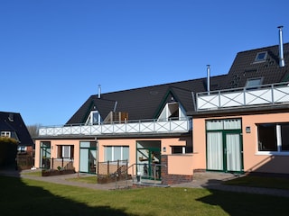 Ansicht der Wohnung von hinten