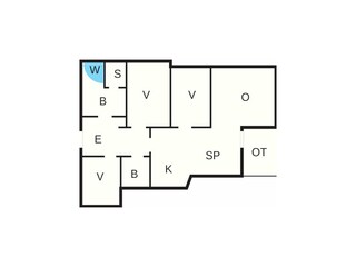 Ferienhaus Henne Strand Grundriss 50