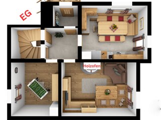 Vakantiehuis Bad Heilbrunn Grondplan 37