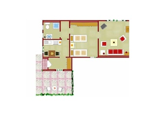 Apartamento de vacaciones Norderney Plano de planta 2