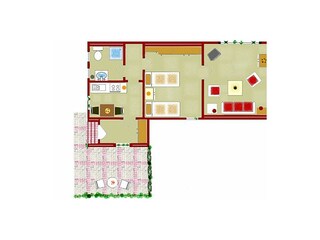 Appartement de vacances Norderney Plan d'étage 2