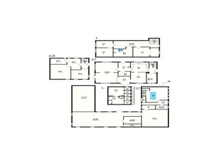 Vakantiehuis Boddum Grondplan 55