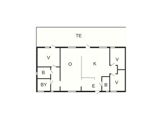 Vakantiehuis Bua Grondplan 28