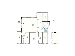 Vakantiehuis Gjellerodde Grondplan 10