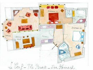 Appartamento per vacanze Riquewihr Pianta del piano 21