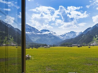 Ausblick aus der Ferienwohnung Lechtal