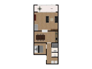 Casa per le vacanze Nieuwvliet Pianta del piano 17