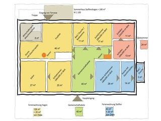 Casa de vacaciones Steffenshagen Plano de planta 34