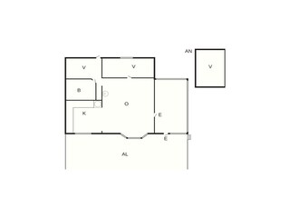 Vakantiehuis Skövde Grondplan 5
