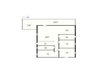 Casa de vacaciones Gedser Plano de planta 36